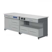 Стол лабораторный демонстрационный с электрическими розетками, автоматами аварийного отключения тока - «globural.ru» - Йошкар-Ола