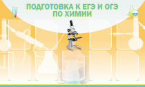 Стенд "Подготовка к ЕГЭ и ОГЭ по химии вариант 2 (9 карманов)" - «globural.ru» - Йошкар-Ола