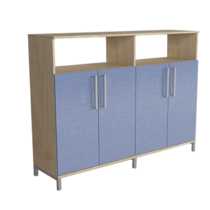 Шкаф-стеллаж закрытый "Умник" (две секции) - «globural.ru» - Йошкар-Ола