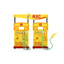 Учебно-игровой макет "Заправка АЗС" стационарный - «globural.ru» - Йошкар-Ола