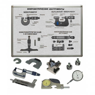 Комплект учебного оборудования «Метрология. Технические измерения в машиностроении» на 10 лабораторных работ - «globural.ru» - Йошкар-Ола