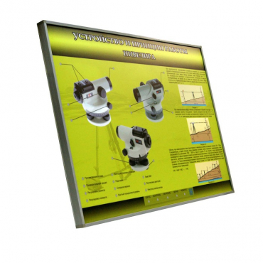 Учебный стенд электрифицированный "Устройство и принцип работы нивелира" - «globural.ru» - Йошкар-Ола