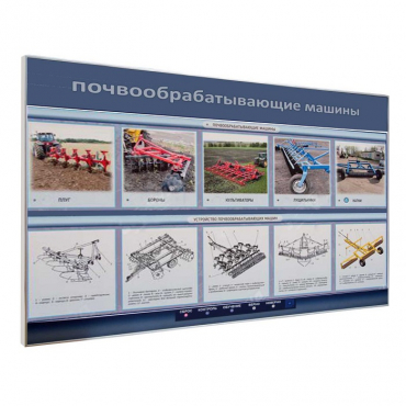 Электрифицированный светодинамический стенд «Почвообрабатывающие машины» - «globural.ru» - Йошкар-Ола