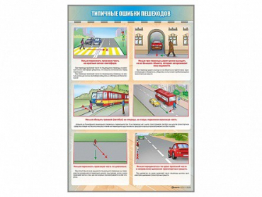 Стенд "Типичные ошибки пешеходов" - «globural.ru» - Йошкар-Ола