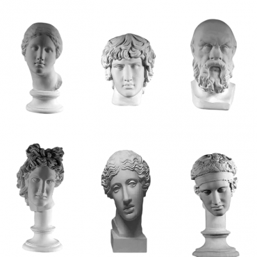 Комплект гипсовых моделей головы  - «globural.ru» - Йошкар-Ола